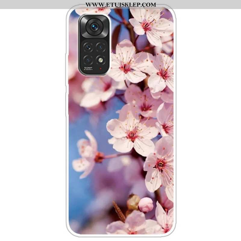 Etui do Xiaomi Redmi Note 11 / 11S Realistyczne Kwiaty